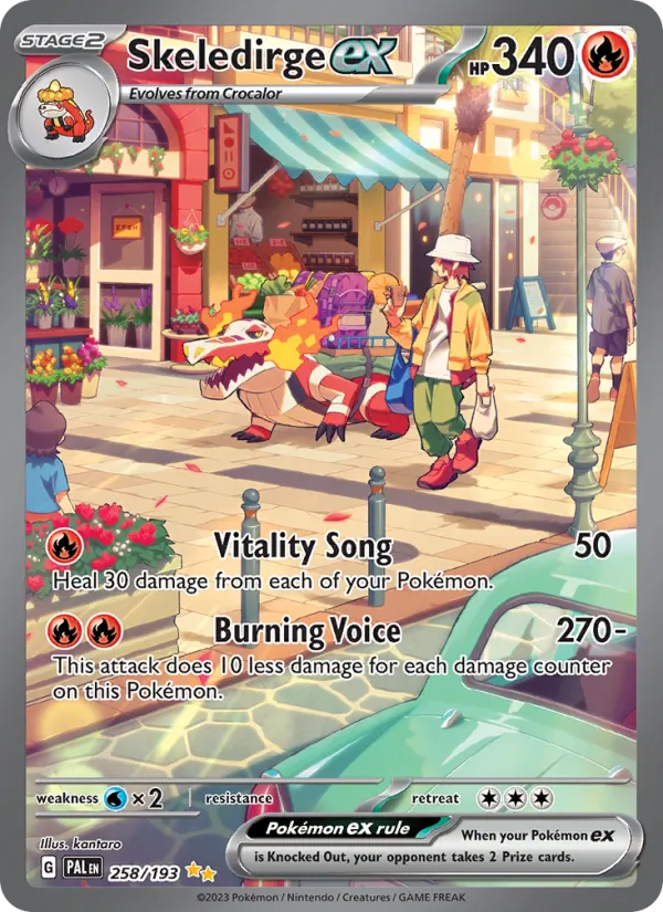 Skeledirge ex - Paldea Evolved Pokemon Card