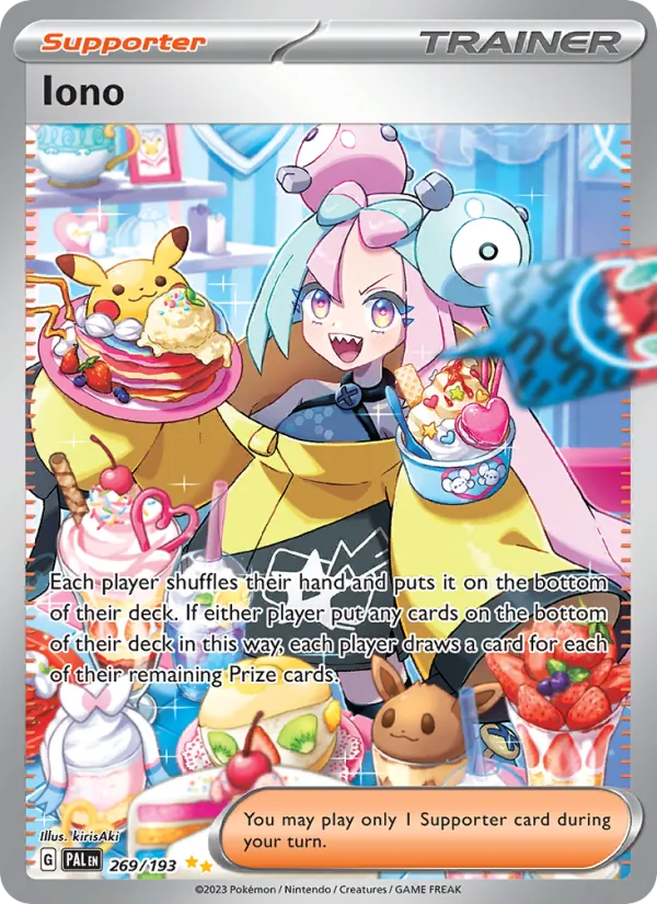 Iono - Paldea Evolved Pokemon Card
