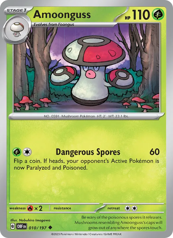 Amoonguss - Obsidian Flames Pokemon Card