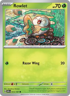 Rowlet - Obsidian Flames