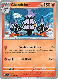 Chandelure - Obsidian Flames