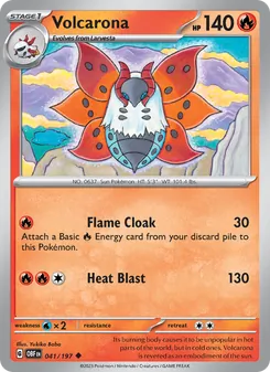 Volcarona - Obsidian Flames