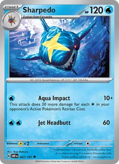 Sharpedo - Obsidian Flames