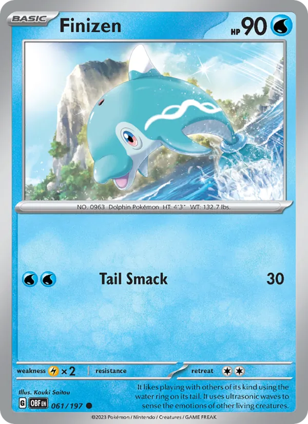 Finizen - Obsidian Flames Pokemon Card