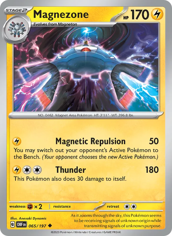 Magnezone - Obsidian Flames Pokemon Card