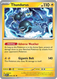Thundurus - Obsidian Flames