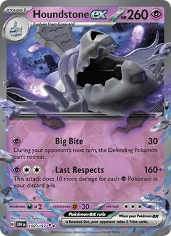 Houndstone ex - Obsidian Flames