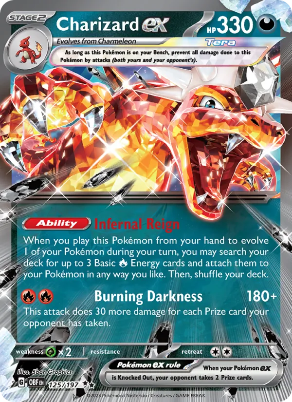 Charizard ex - Obsidian Flames Pokemon Card