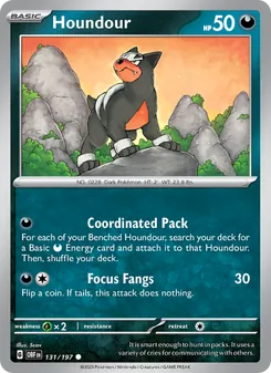 Houndour - Obsidian Flames