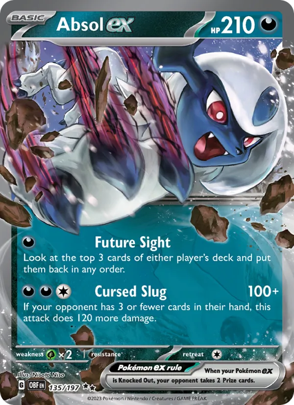 Absol ex - Obsidian Flames Pokemon Card