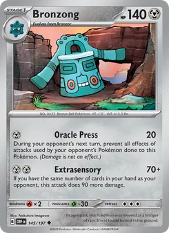 Bronzong - Obsidian Flames