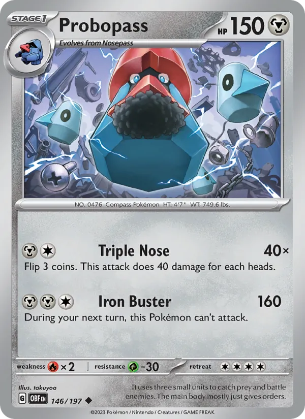 Probopass - Obsidian Flames Pokemon Card