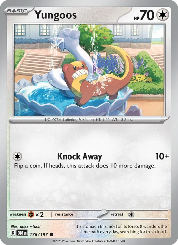 Yungoos - Obsidian Flames Pokemon Card