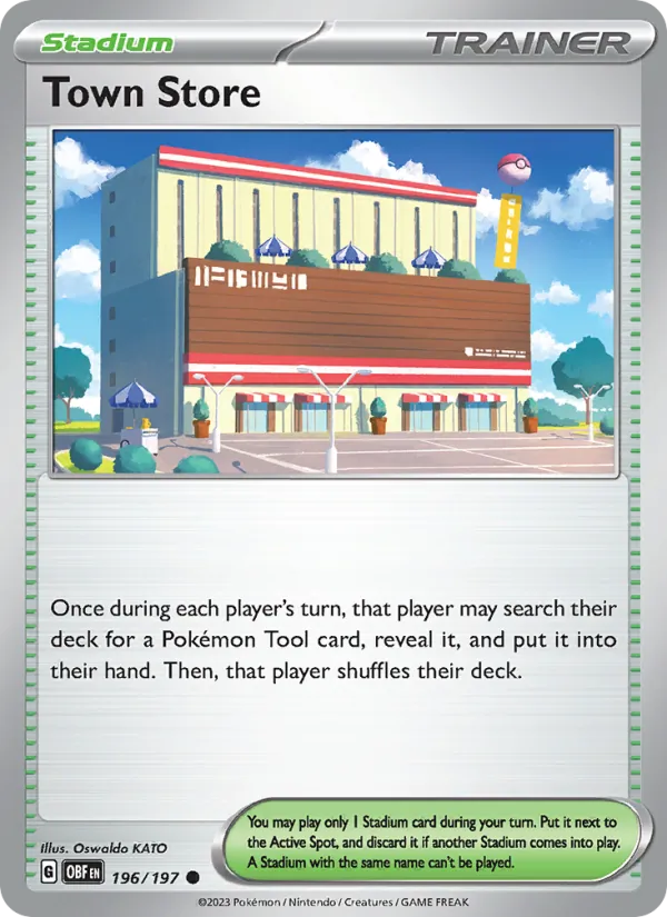 Town Store - Obsidian Flames Pokemon Card