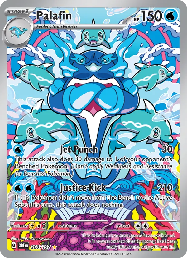 Palafin - Obsidian Flames Pokemon Card