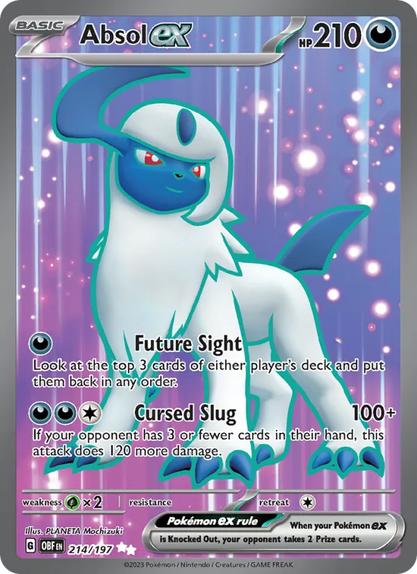Absol ex - Obsidian Flames Pokemon Card