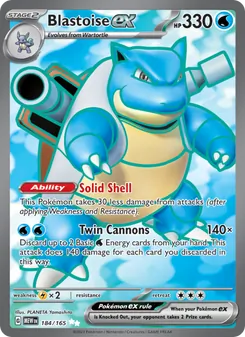 Blastoise ex - 151