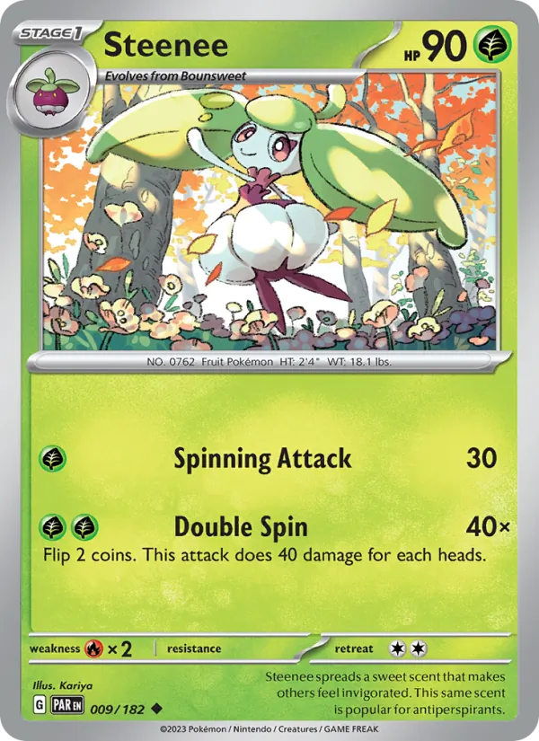 Steenee - Paradox Rift Pokemon Card