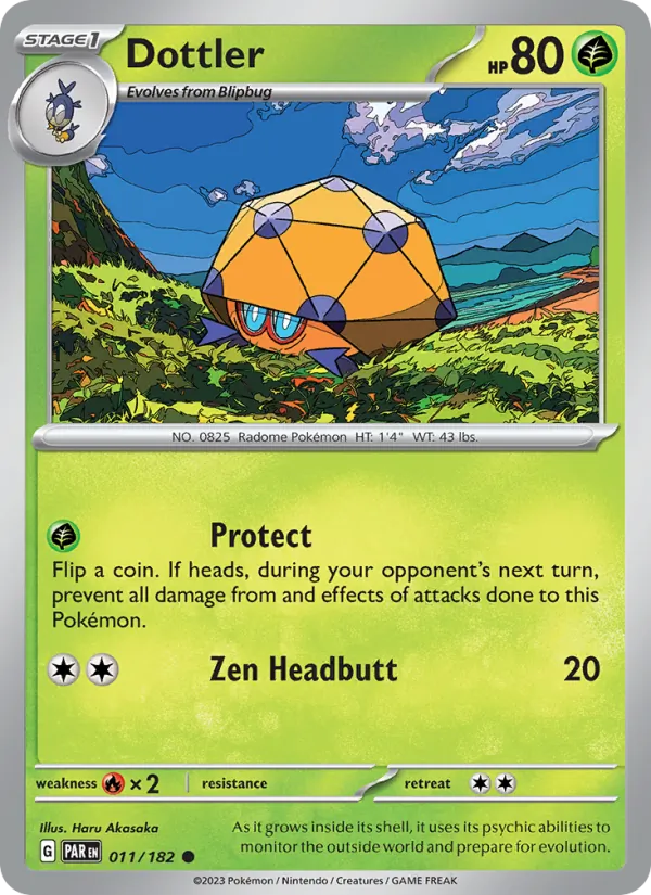 Dottler - Paradox Rift Pokemon Card