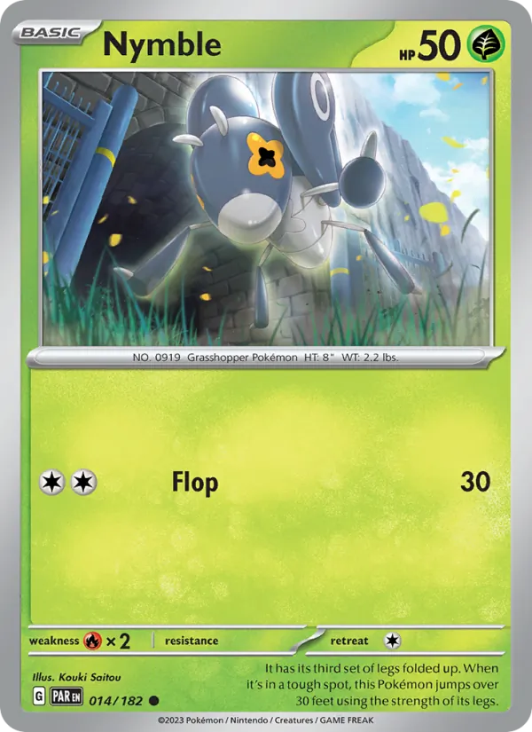 Nymble - Paradox Rift Pokemon Card