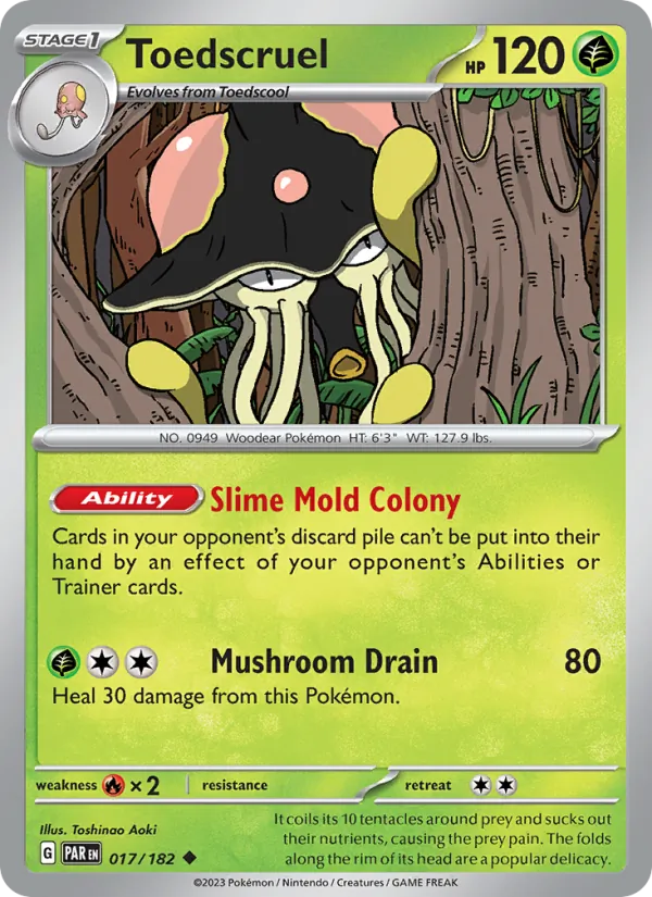 Toedscruel - Paradox Rift Pokemon Card