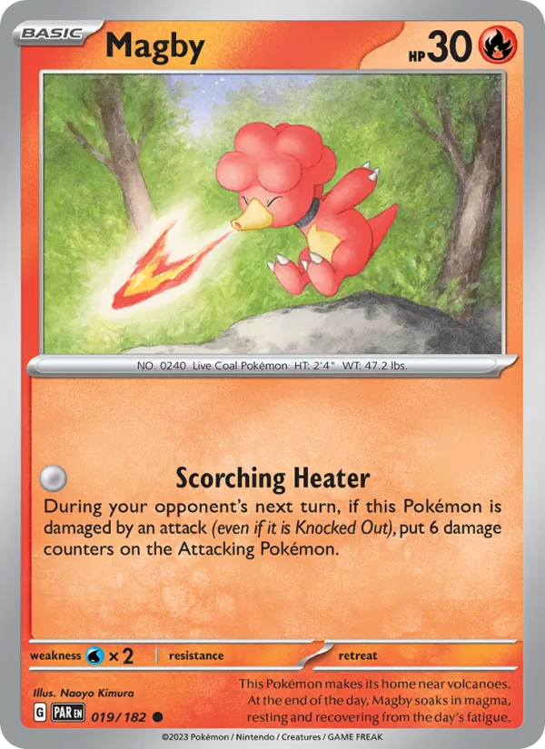 Magby - Paradox Rift Pokemon Card