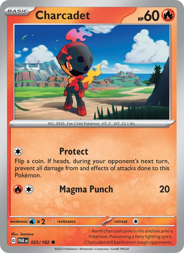 Charcadet - Paradox Rift Pokemon Card