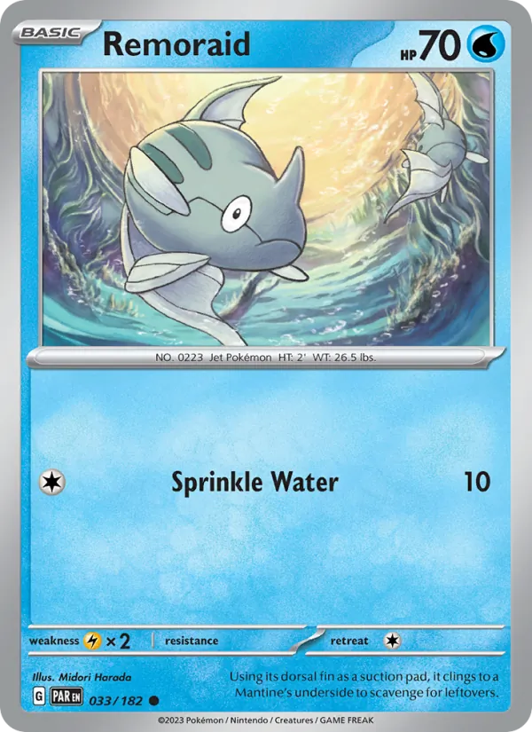 Remoraid - Paradox Rift Pokemon Card