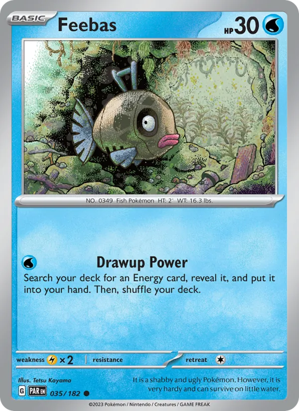 Feebas - Paradox Rift Pokemon Card