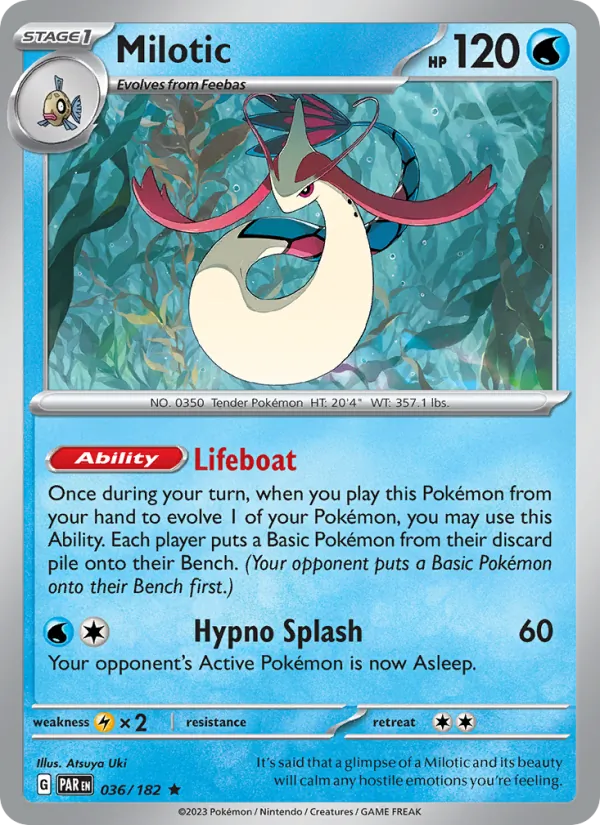 Milotic - Paradox Rift Pokemon Card