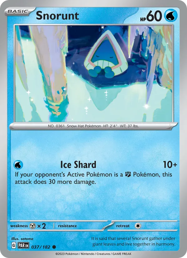 Snorunt - Paradox Rift Pokemon Card