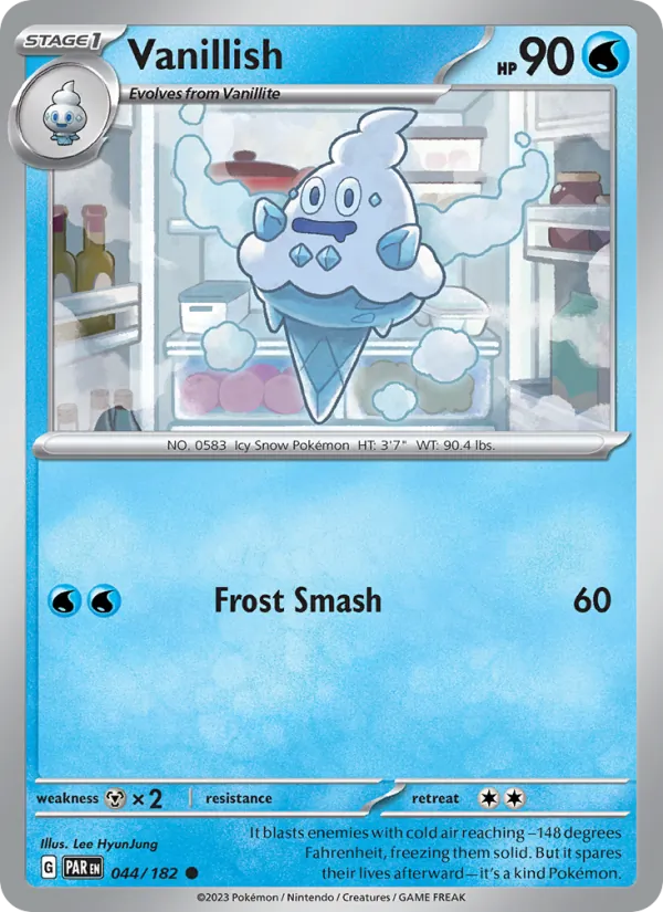 Vanillish - Paradox Rift Pokemon Card