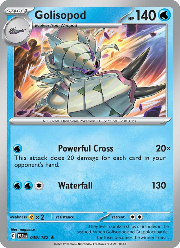 Golisopod - Paradox Rift Pokemon Card