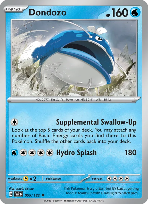 Dondozo - Paradox Rift Pokemon Card