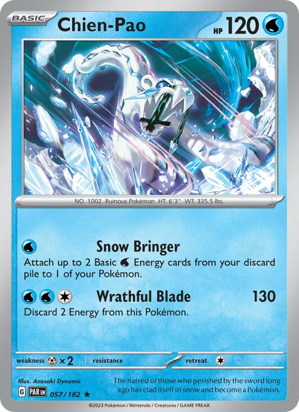 Chien-Pao - Paradox Rift Pokemon Card