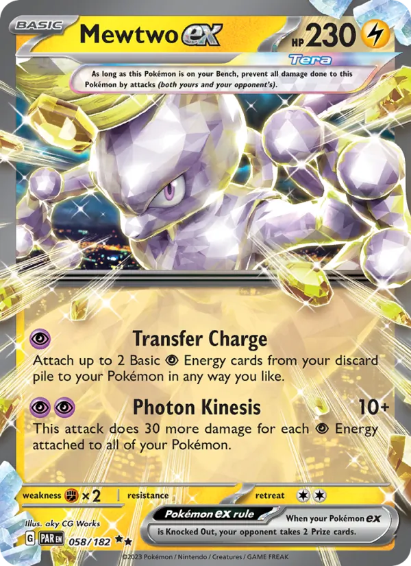Mewtwo ex - Paradox Rift Pokemon Card