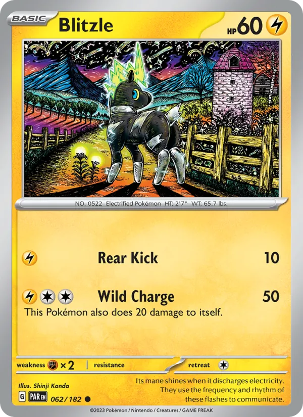 Blitzle - Paradox Rift Pokemon Card