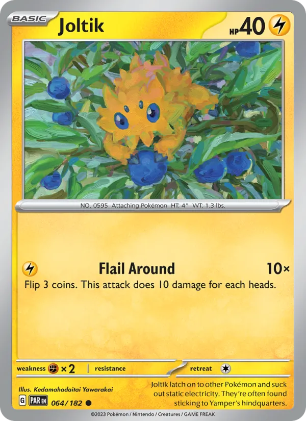 Joltik - Paradox Rift Pokemon Card