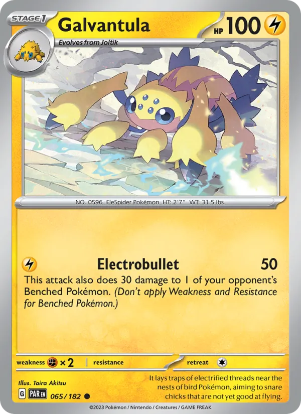 Galvantula - Paradox Rift Pokemon Card