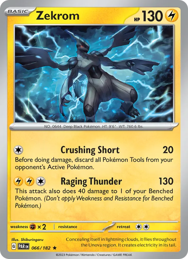 Zekrom - Paradox Rift Pokemon Card