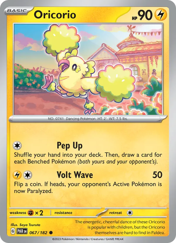 Oricorio - Paradox Rift Pokemon Card