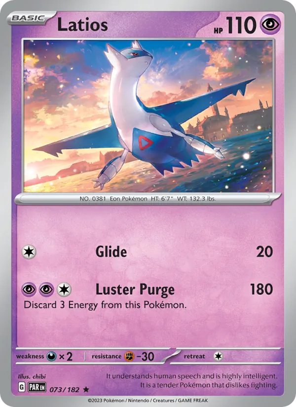 Latios - Paradox Rift Pokemon Card