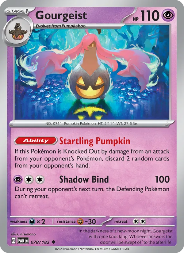 Gourgeist - Paradox Rift Pokemon Card