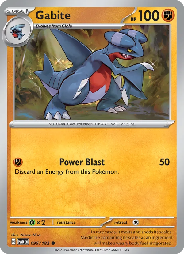 Gabite - Paradox Rift Pokemon Card