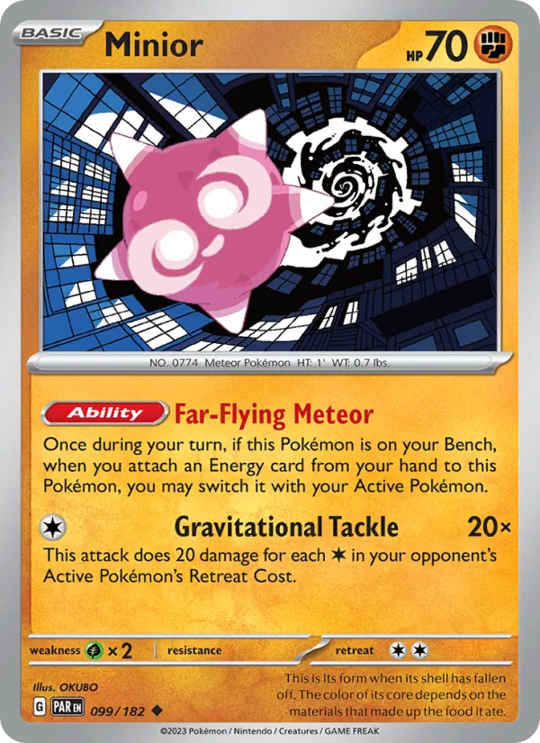 Minior - Paradox Rift Pokemon Card