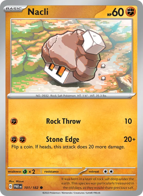 Nacli - Paradox Rift Pokemon Card