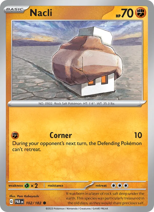 Nacli - Paradox Rift Pokemon Card