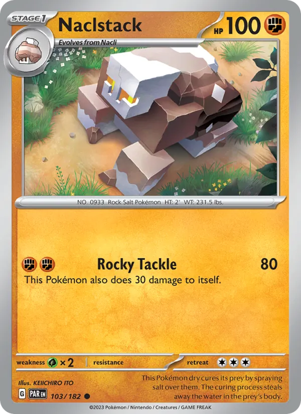 Naclstack - Paradox Rift Pokemon Card