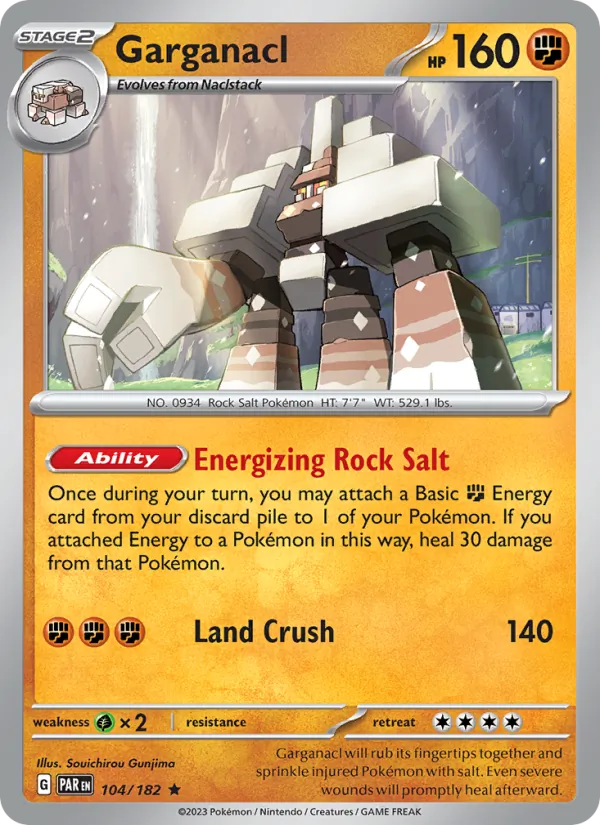 Garganacl - Paradox Rift Pokemon Card