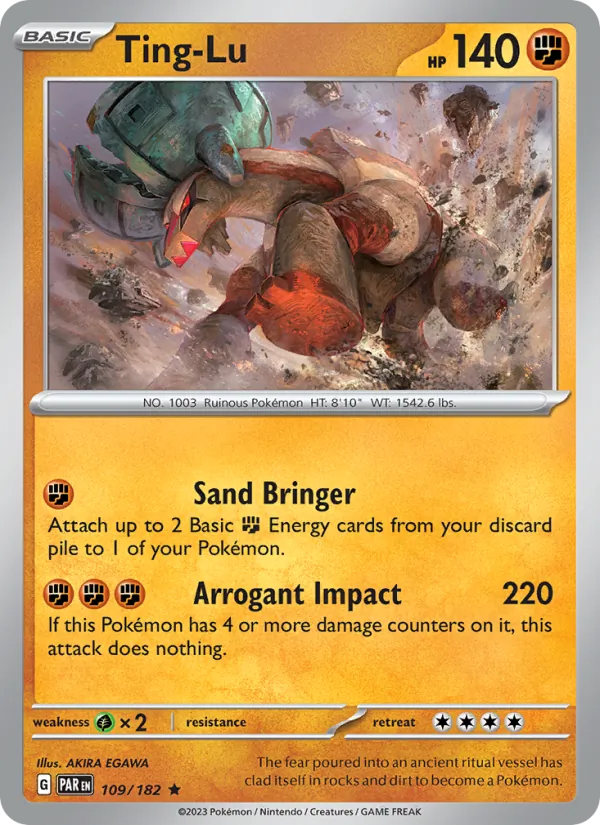 Ting-Lu - Paradox Rift Pokemon Card